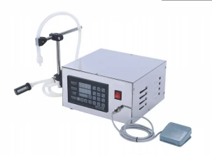 Automatic Single Head Desktop LCD Display Essential Oil Liquid Quantitative Filling Machine for Beverage Glass Pouch