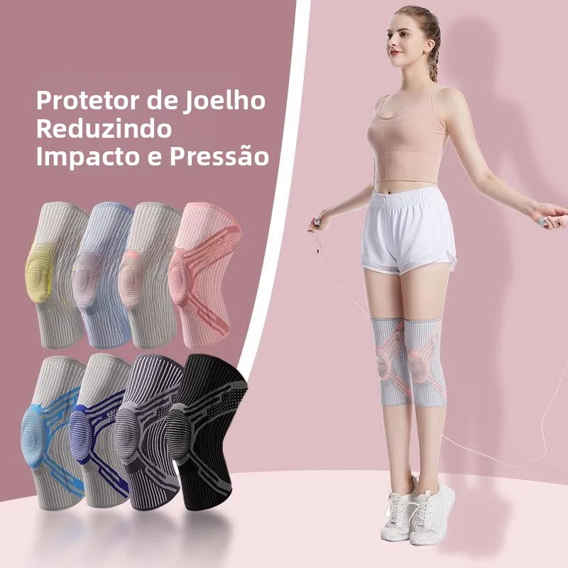 genouilleres-de-sport-pour-hommes-basketball-course-a-pied-avec-support-en-silicone-protection-de-l'articulation-du-genou-ceinture-rotulienne-equipement-et-fournitures-athletiques
