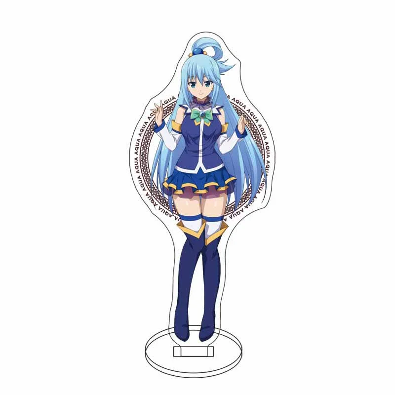 Anime KonoSuba: God's Blessing on This Wonderful World! 15cm Acrylic Stand Aqua Megumin Satou Kazuma Eris Decor Birthday Gift