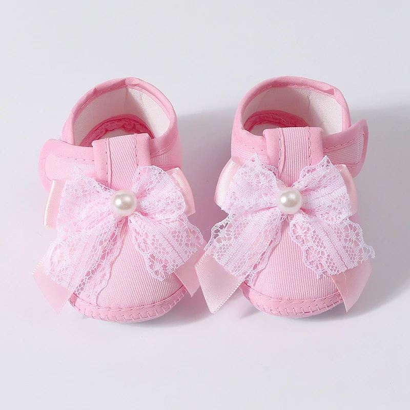 Baby Mädchen Schuhe Anti-slip Weiche Sohle Neugeborene Erste Wanderer Süße Bowk Prinzessin Hochzeit Geburtstag Schuhe Infant Casual Flache