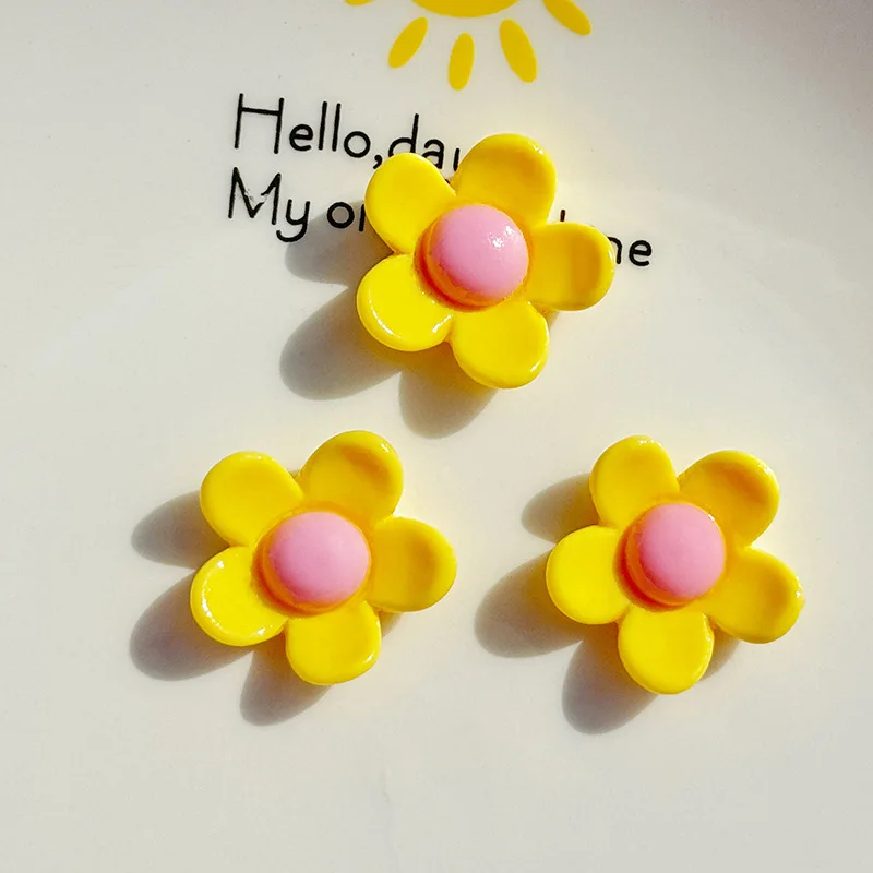 5pcs Cartoon cheese jewelry Cute resin accessories Suitable for DIY making phone case cream glue protective cover hairpin