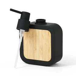 Refillable Bathroom Empty Bottle Dispenser with Press Pump for Soap Shampoo Shower Lotion Portable Travel Hand Washing Bottle
