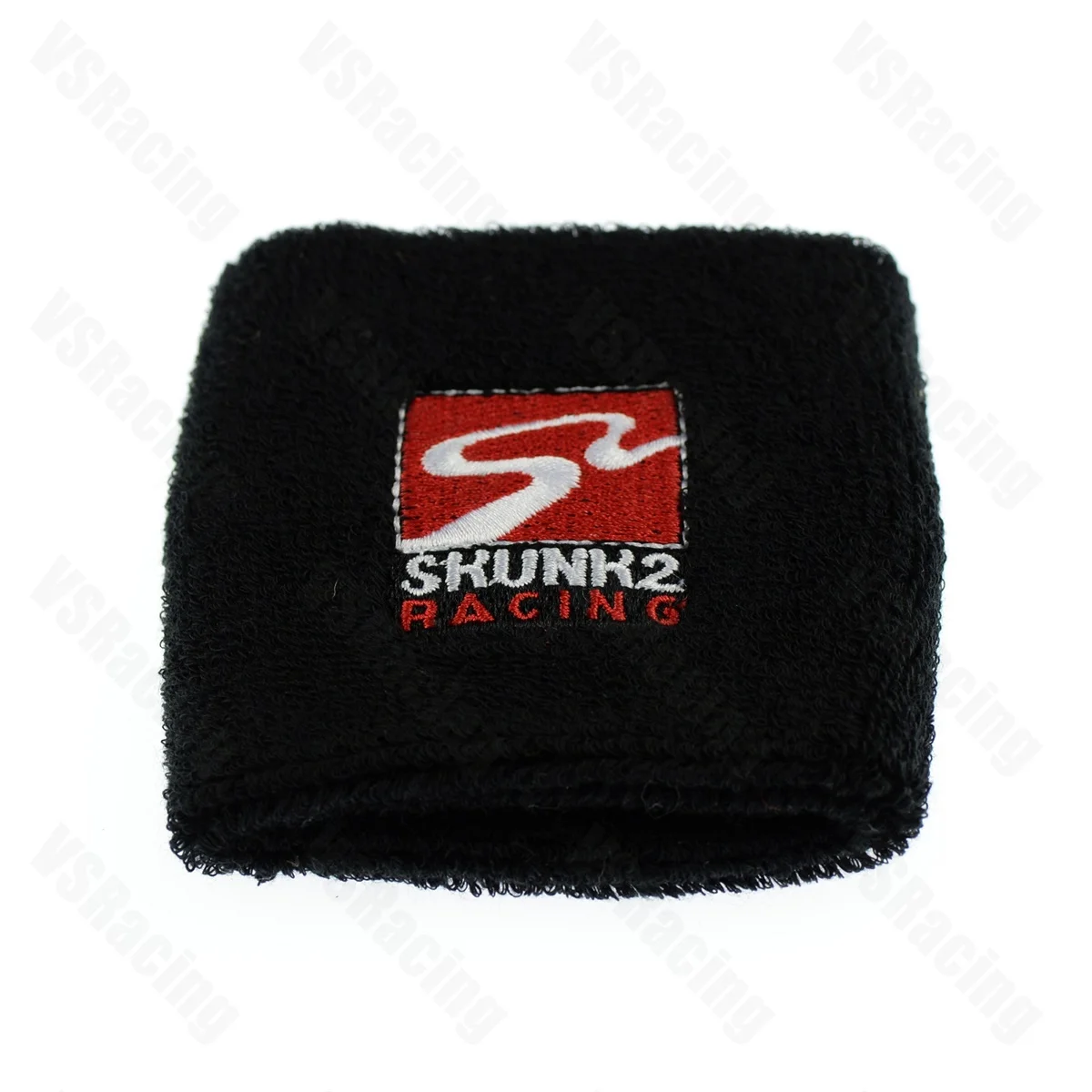 1pcs SKUNK2 Oil Reservoir Tank Cover Oil Catch Tank Cover Socks For Honda Racing Cars (Color: Black/Red)