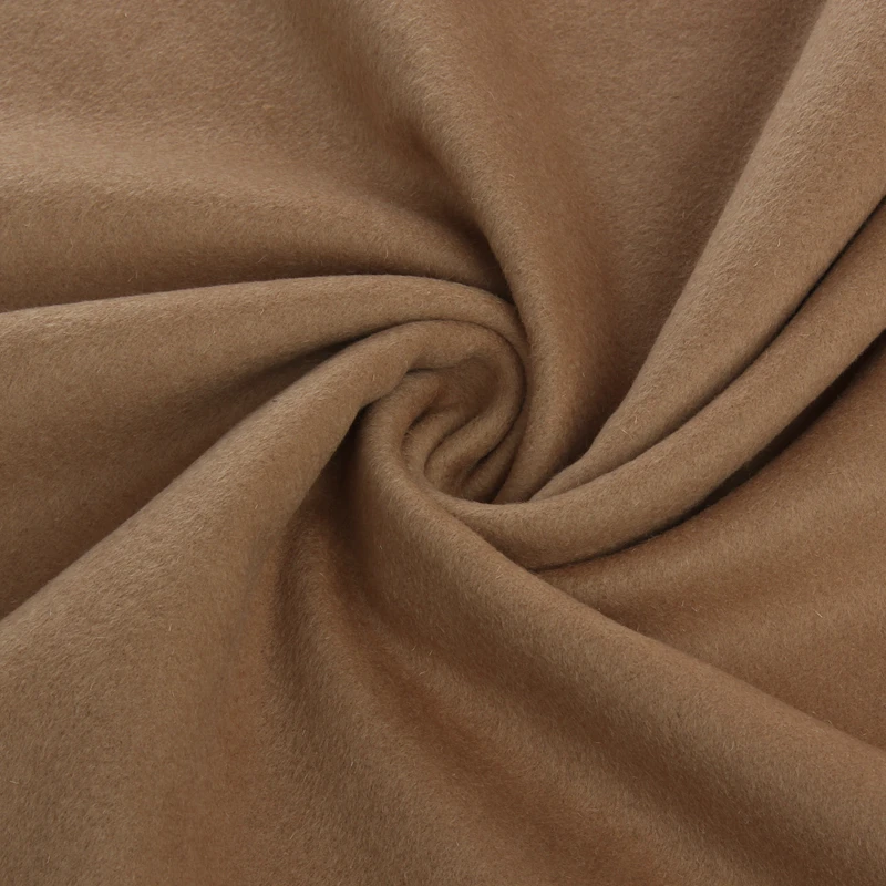 New winter products Classic camel medium-thick woolen coat woolen fabric European and American style designer fabric