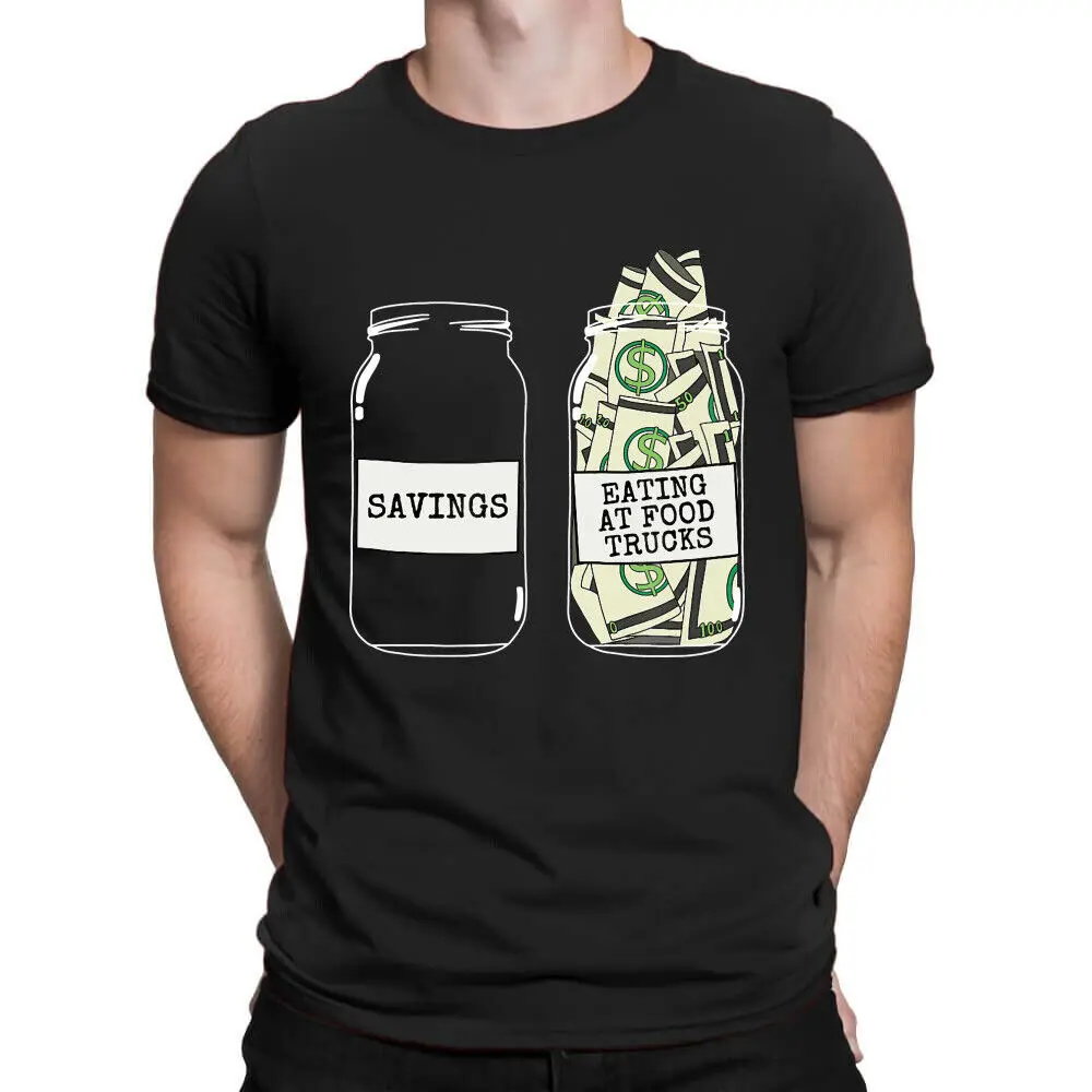 Best To Buy Funny Savings Jar Street Foodie Eating At Food Truck S 5Xl T Shirt