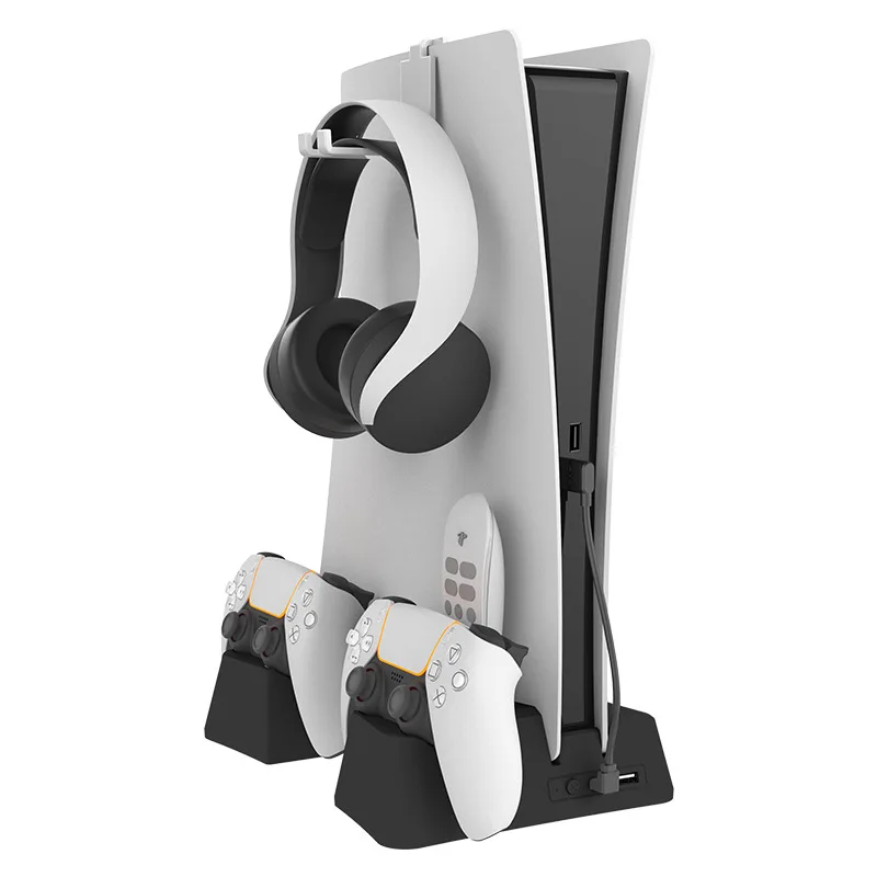 2022ใหม่ PS5แนวตั้ง Cooler พัดลมระบายความร้อนหูฟังผู้ถือรีโมทคอนโทรลสำหรับ Sony Playstation 5ดิจิตอล Edition