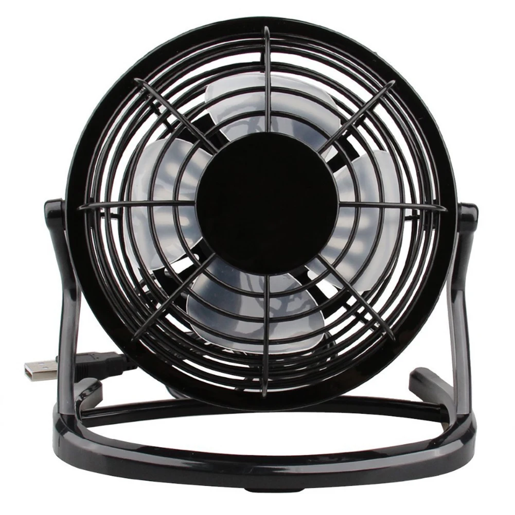 For Mini USB Desk Fan Quiet Portable Table Cooler ABS Plastic Personal Air Circulator For Student Office Home Use Blue Black
