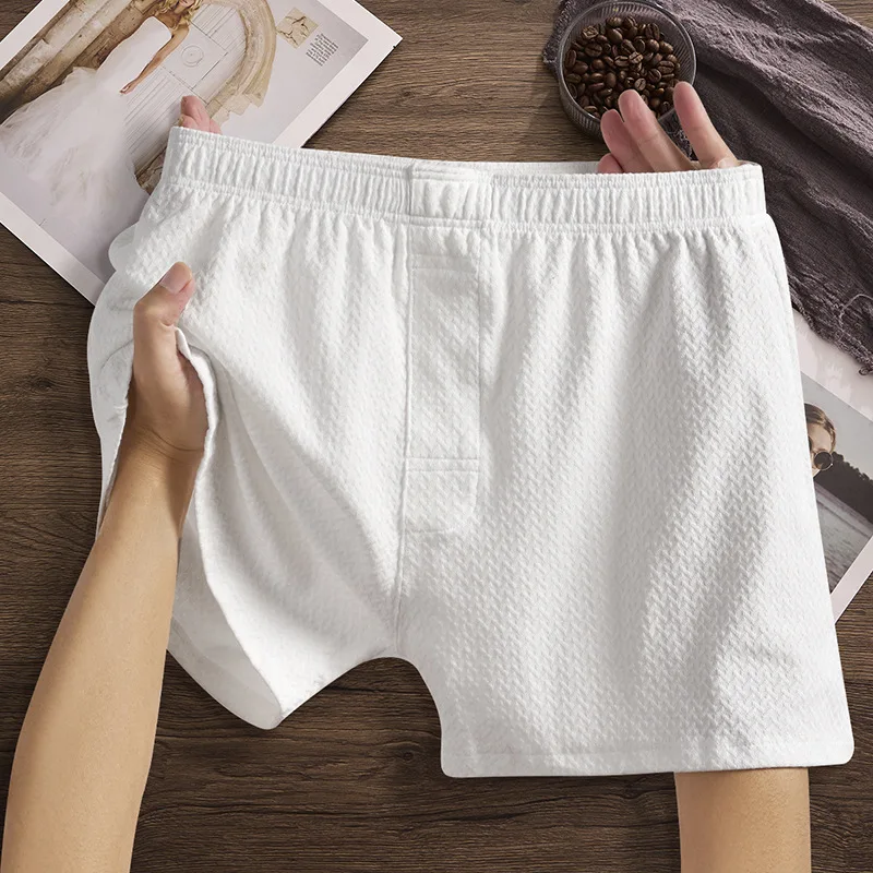 New Fall Collection: Men's Aro Pants—100% Cotton Men's Boxer Briefs, Loose-Fit Loungewear Shorts, Comfortable Plus-Size Underwea