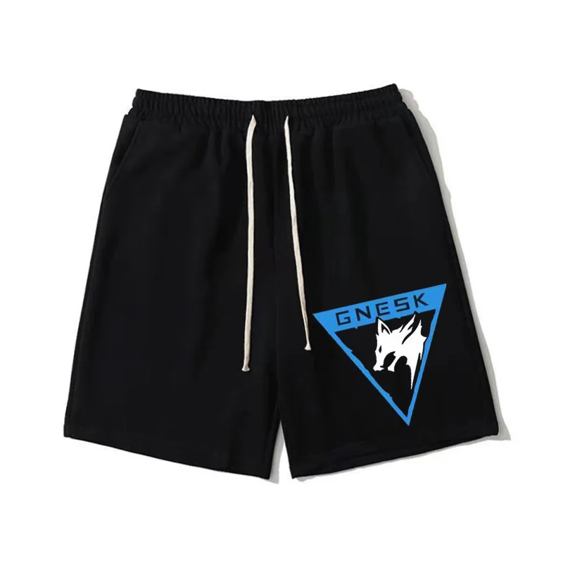 

Мужские шорты Bla Gold Wolf Outfit: летняя повседневная спортивная коллекция для молодежи