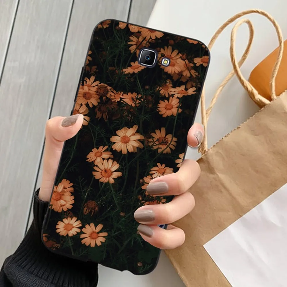 Sunflower Chrysanthemum Phone Case For Samsung J 7 plus 7core J7 neo J6 plus prime J6 J4 J5 Mobile Cover