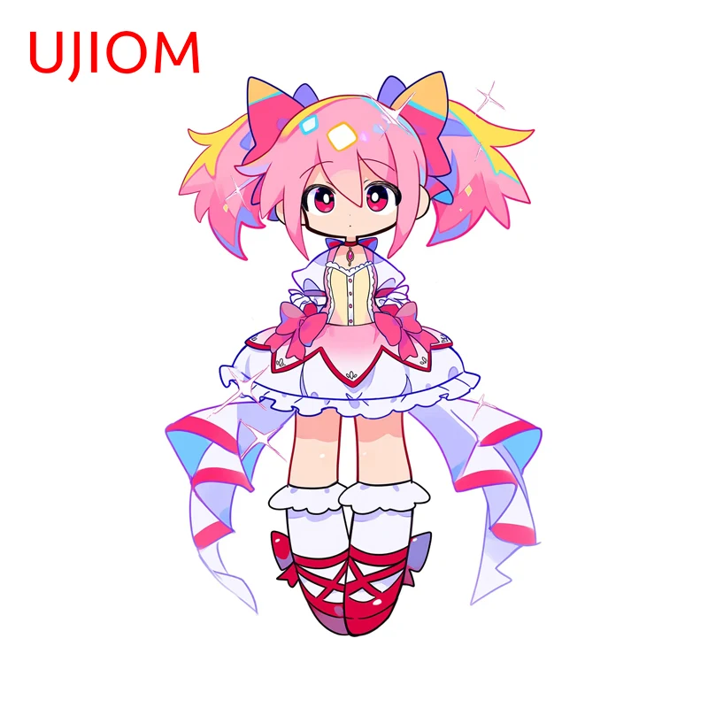 UJIOM Cute Madoka Loli Wall Stickers Colorful Computer Cooler Air Conditioner Decals Cool Waterproof Home Decoration DIY