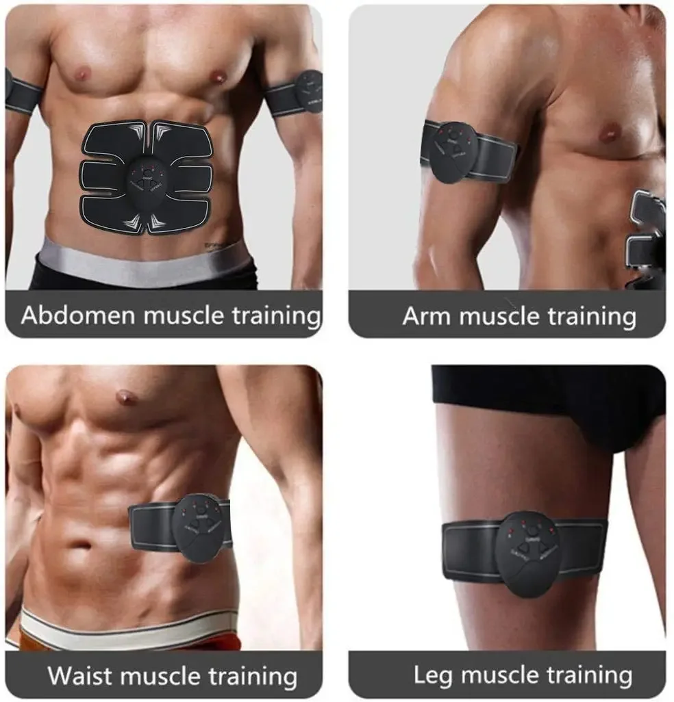 Body Fitness EMS Trainer ABS Muscle Stimulator, Weight Loss Abdominal Trainers for Abdomen/Arm/Leg Training Men and Women