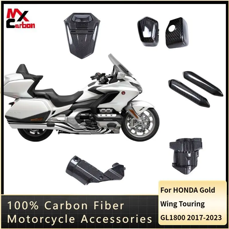 

For Honda Gold Wing Touring GL1800 2017-2023 100% Carbon Fiber Engine Cover Tank Cover Full Fairing Kits Motorcycle Accessories