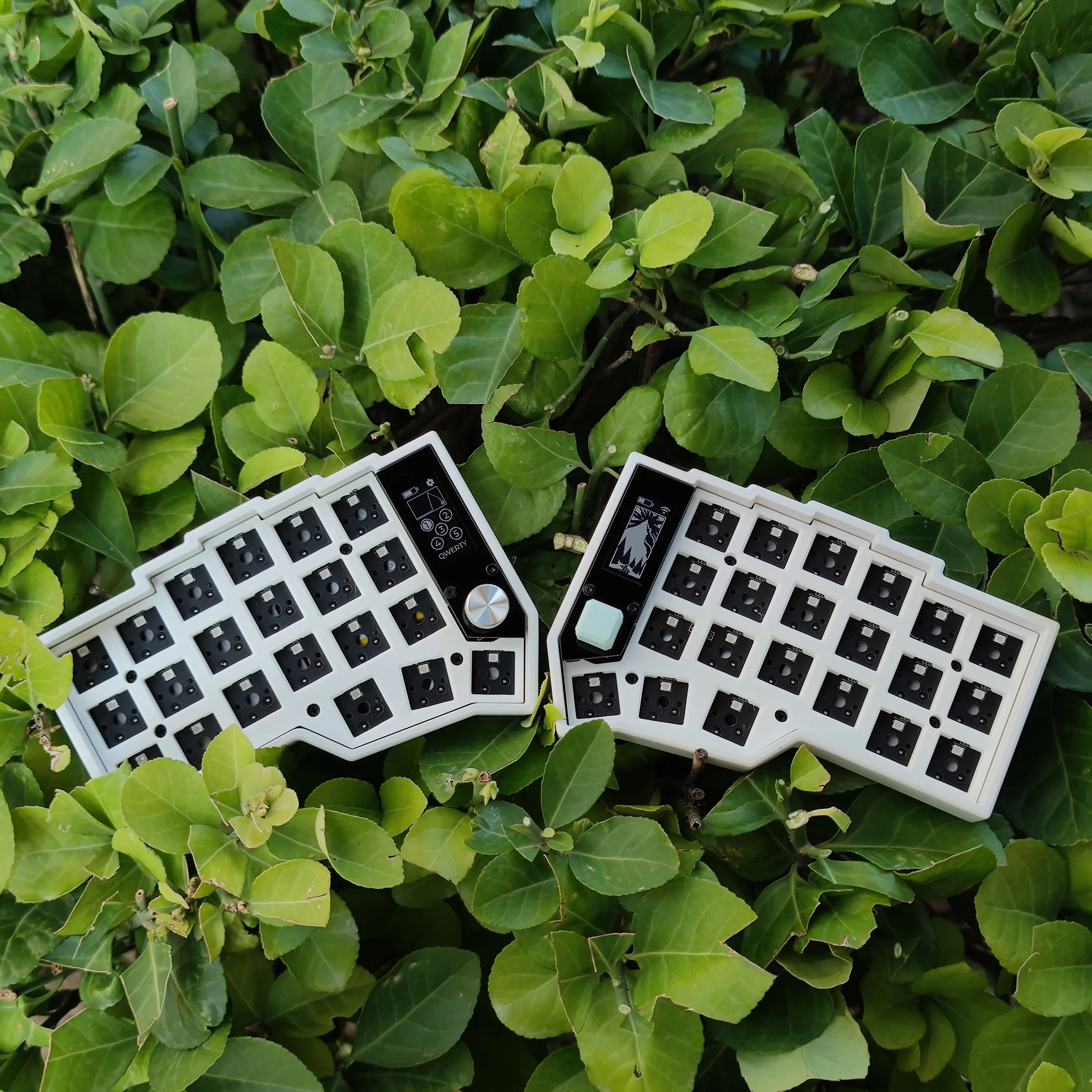 

Corne Wireless Split Keyboard Kit Customized with Knob Screen RGB Hot Swap Mechanical Keyboard Kit for ZMK No Switch Keycaps