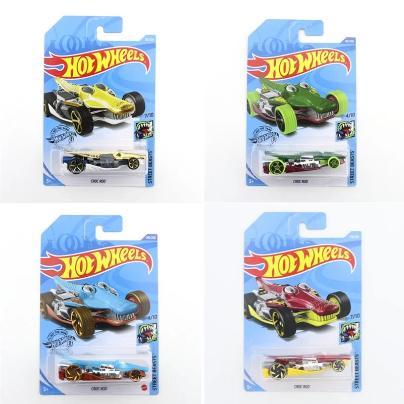 2019-170 2020-160 CROC ROD Original Hot Wheels Mini Alloy Coupe 1/64 Metal Diecast Model Car Kids Toys Gift