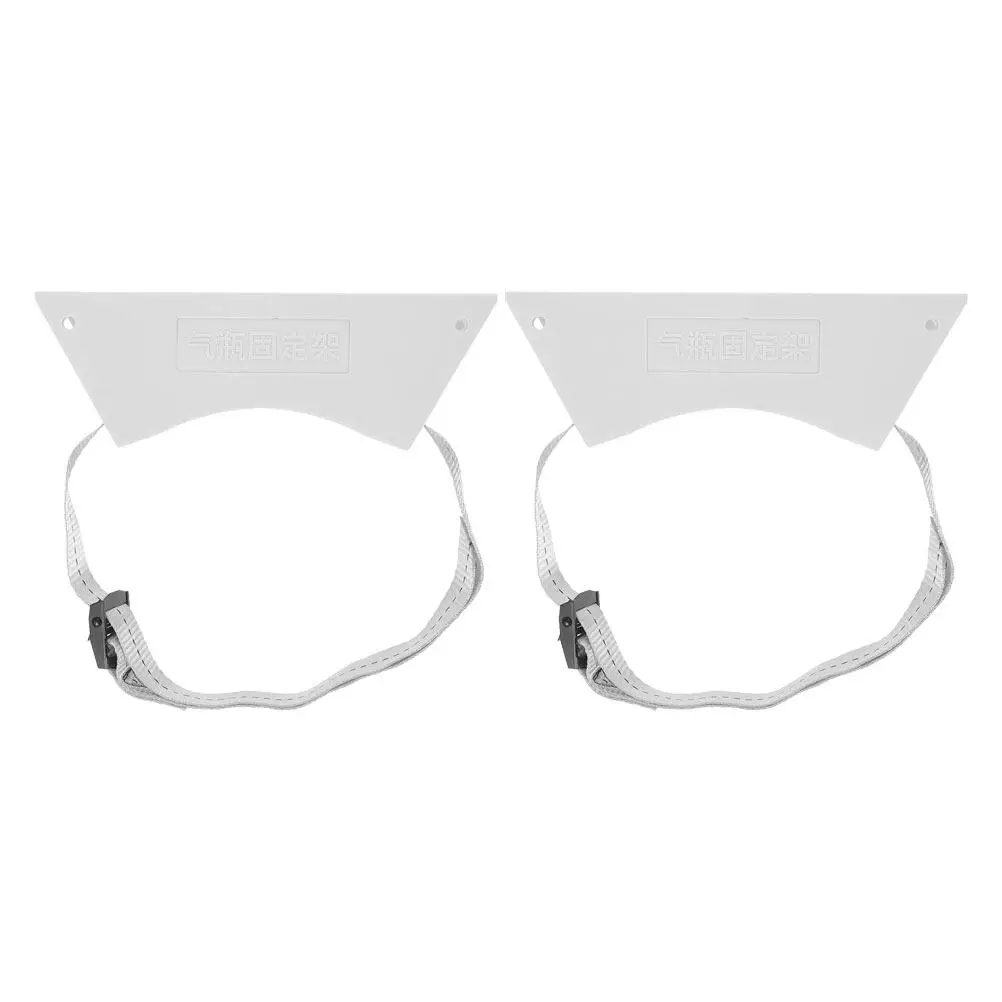 Gas Cylinder Holder Plastic Bracket Safety Chain 40L Cylinder Wall Mounted Propane Tank Holder Gas Tank Bracket Secure Rack