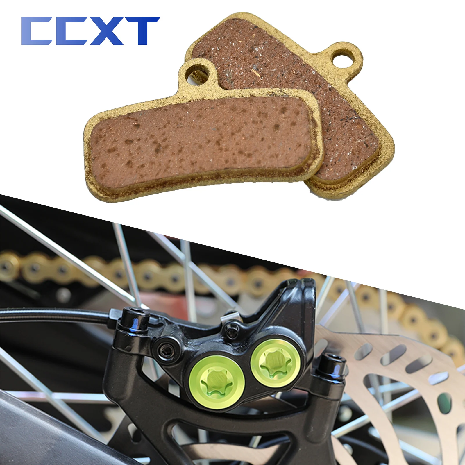 Electric Motocross Accessories Metal & Brass Alloys Front and Rear Silent Brake Pads For Surron Sur Ron Sur-Ron Light Bee Parts