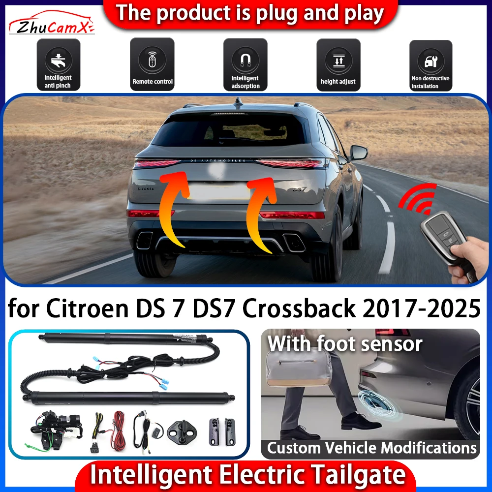 Smart Powered Tailgate System for Citroen DS 7 DS7 Crossback 2017-2025 Automatic Intelligent Electric Trunk Lift Control Kit