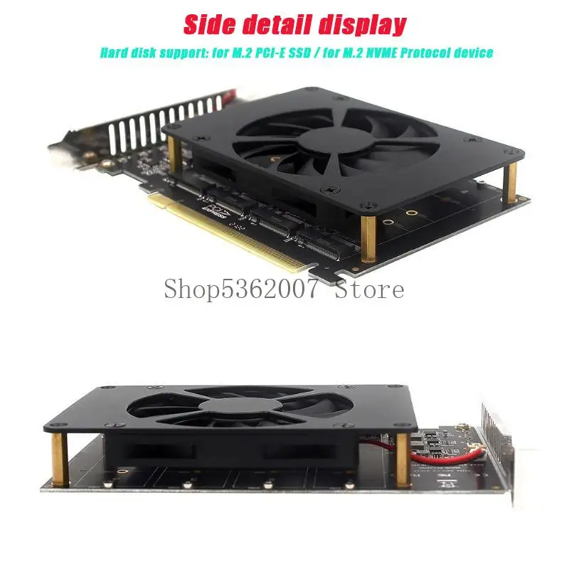 

PCI for Express NVME for M.2 PCIe for RAID Card to PCIe x16 for M.2 Adapter 40JB