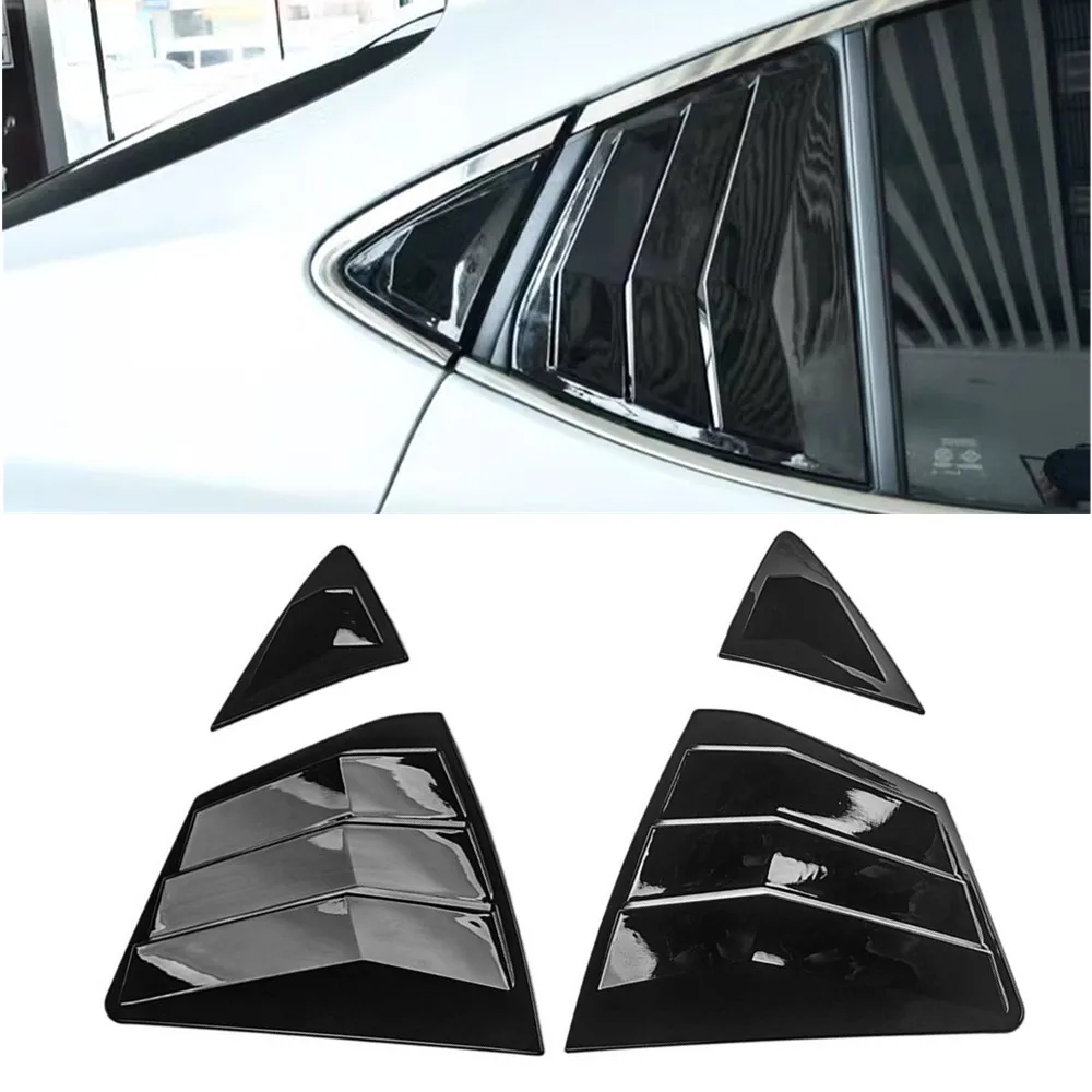 

2 шт. для Toyota Camry Sedan 2024, крышка жалюзи на заднее окно автомобиля, боковое вентиляционное отверстие, накладка, совок, аксессуары из АБС-пластика, детали