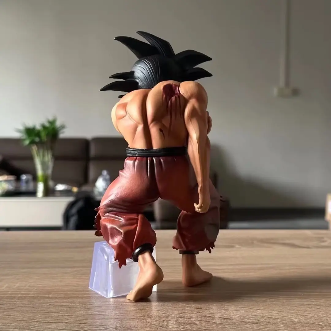 Figurine animée Dragon Ball Saisuperb, Goku blessé, bataille, Son Gohan endommagé, main en boîte, ornement, modèle de main, cadeau