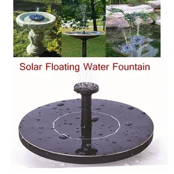 Mini Solar Pond Fountain Waterfall Floating Water Pump Outdoor Bird Bath Fountain Garden Pool Lawn Pumps Courtyard Decoration