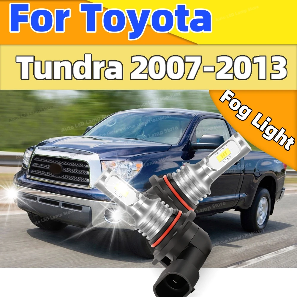

2 шт. автомобильные передние противотуманные фары 20000LM ультра яркие светодиодные лампы Plug and Play для Toyota Tundra 2007 2008 2009 2010 2011 2012 2013