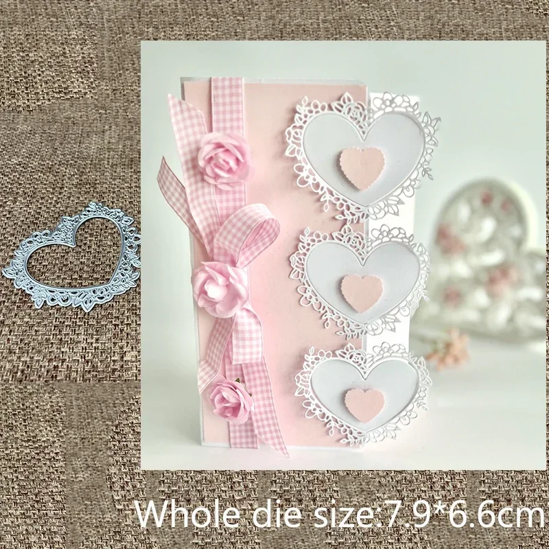 

XLDesign Craft Metal stencil mold Cutting Die flowers heart scrapbook die cut Album Paper Card Craft Embossing