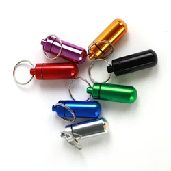 Mini Portable Pill Box Waterproof Aluminum Cases Tablets Bottle Medicine Boxes Fish Oils Container Organizer Storage Pastillero