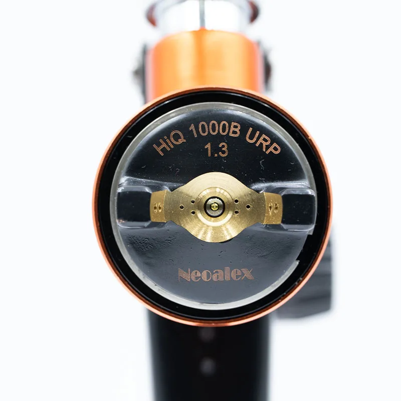 مسدس رش طلاء السيارات عالي السرعة قابل للتخصيص OEM مع فوهة تدفق عالية 1.3 مم وكفاءة عمل مزدوجة وتغذية الجاذبية #4