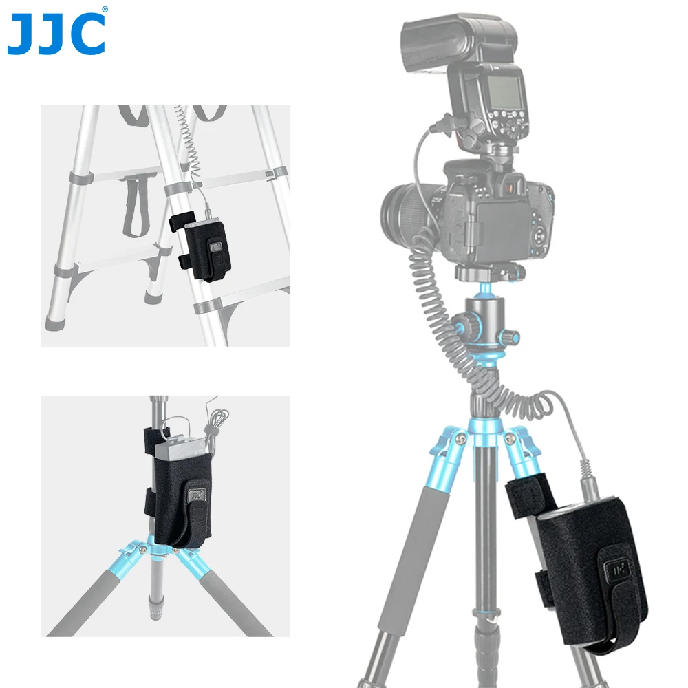 JJC Tripod Legs Mounting Strap Universal Equipment Mounting Strap Bag for Tripod,Light Stand Bag,Photography Ladder,Pole,Beam