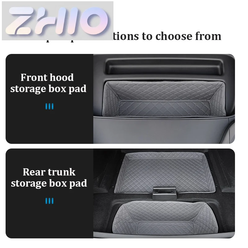 Fit Linnunu Car Trunk Bottom Mat Leather Protective Pad for Zeekr 7X 2025 2026 Automotive Interior Accessories Dustproof Durable