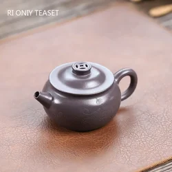 130ml Creative Yixing Purple Clay Teapot Famous Handmade Tea Pot Beauty Tea Infuser Kettle Authentic Chinese Zisha Tea Set