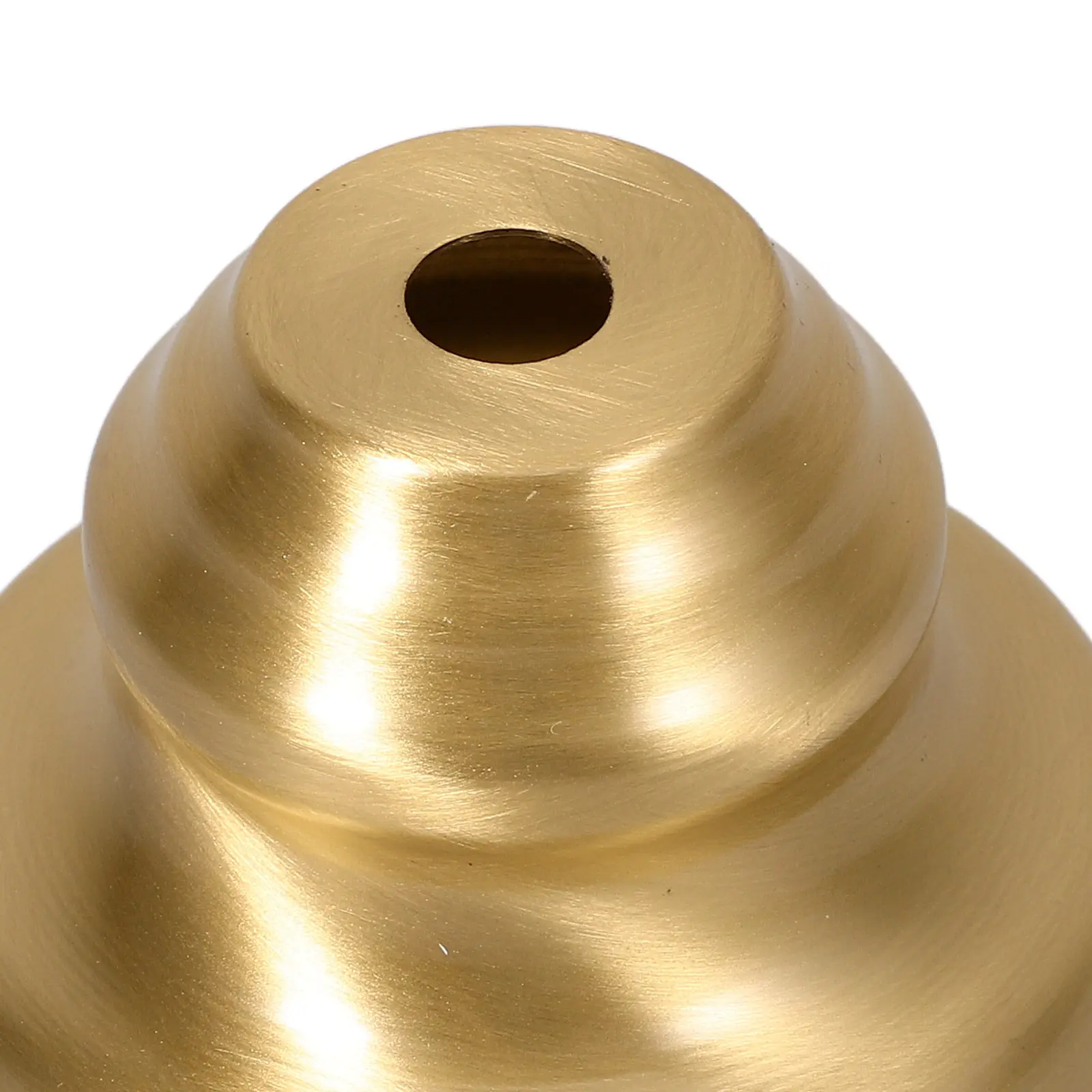 Modern Copper Lamp Finial Replacement Part for Table Lamp Shade Fixture Elegant Sleek Design Easy-Clean Light Socket Cup Finial