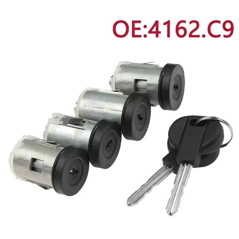 

ABNF!4162.C9 4162C9 Door Lock Barrel With Keys Kit For Citroen Jumpy Fiat Scudo Expert 1995 -2006 Lancia Zeta 9170.AY