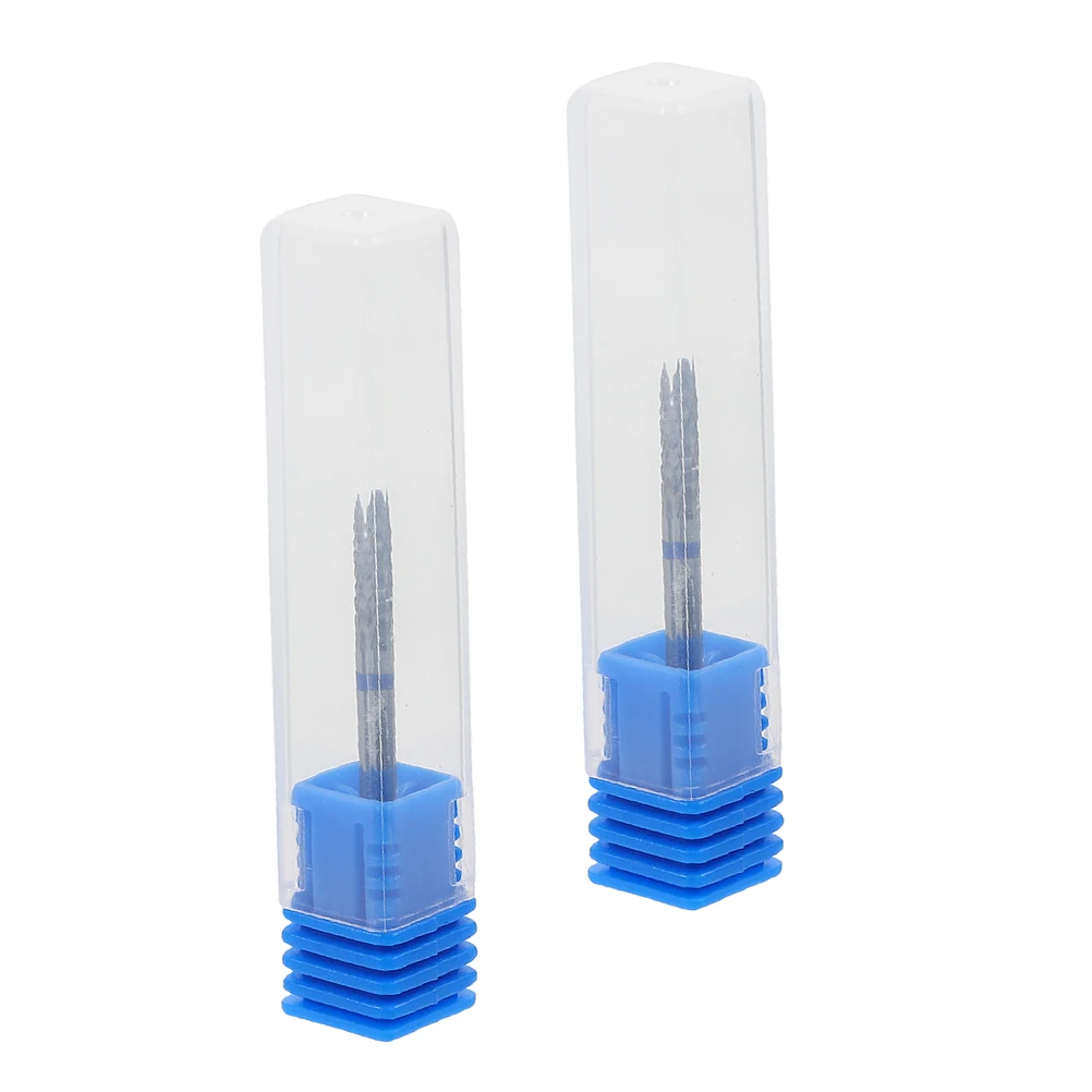 

2pcs Nail Drill Bit Coarse Tungsten Steel Manicure Tools Electric Nail Accessories Polishing Bits Removing Cuticle