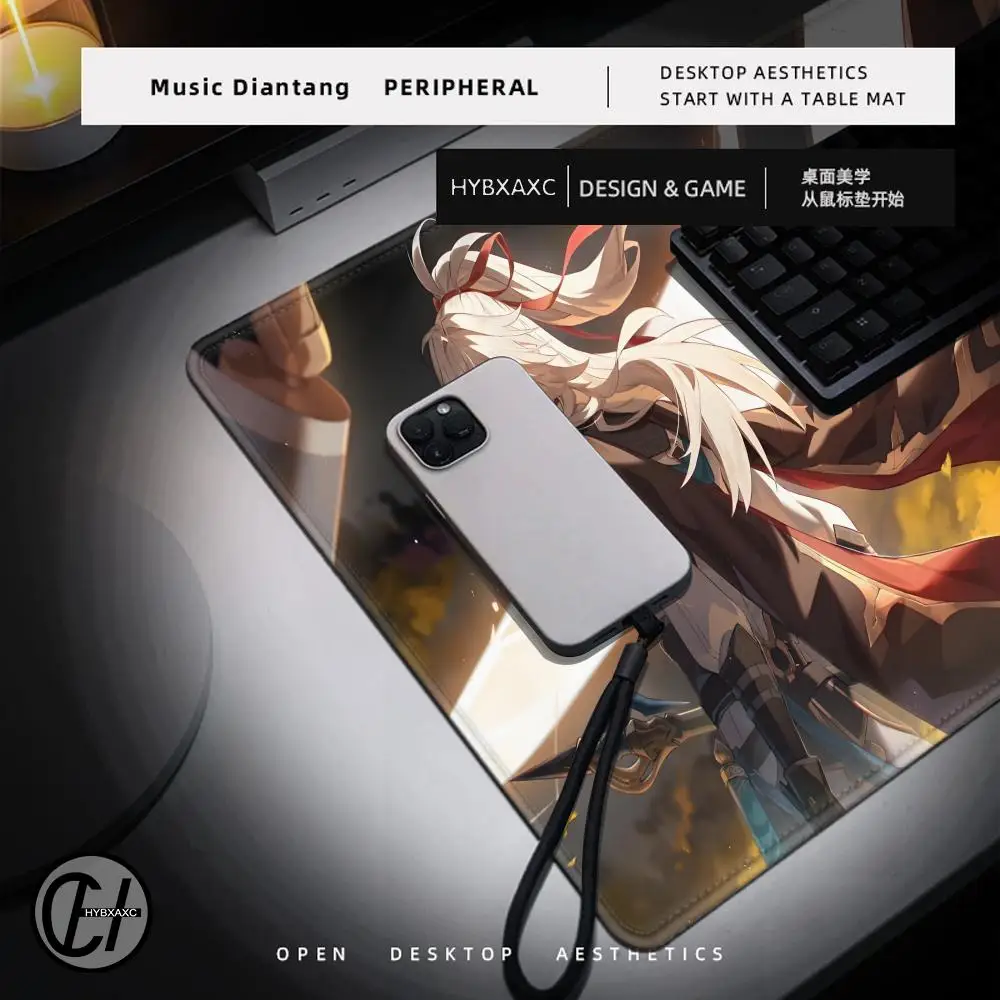 لوحة ماوس لطيفة عالية الدقة لوحة مكتب ممتدة لوحة مفاتيح الألعاب كبيرة 90 × 40 سم XXL jingyuan Gamer Mousepad #5