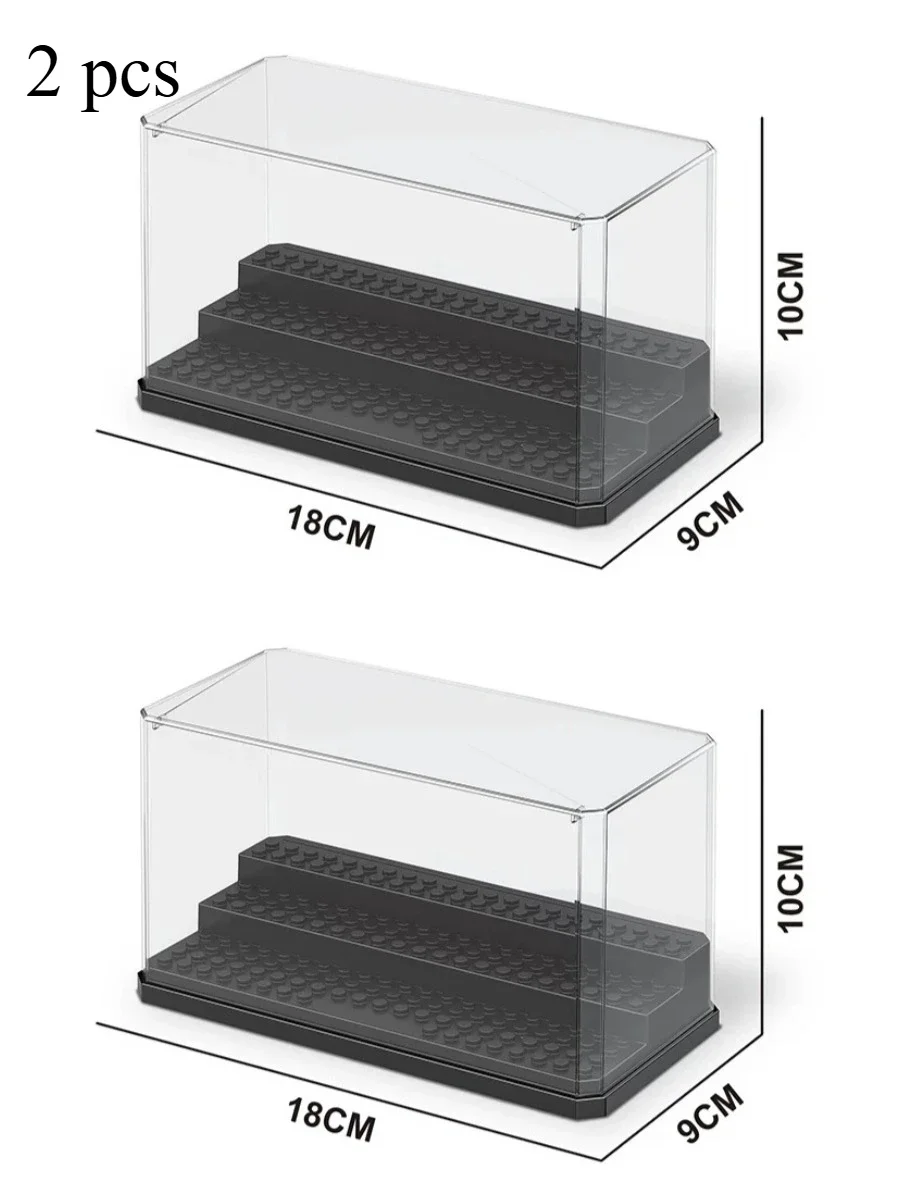 2PCSCompatible with Lego display box dust-proof display box luxury acrylic collectible display box toy building blocks