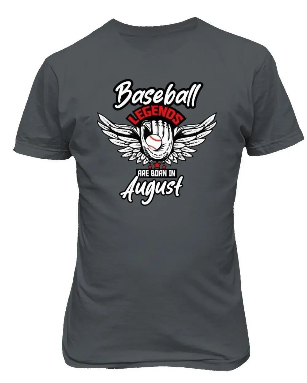 Baseball Legends Are Born In August Awesome Gift Unisex T-Shirt