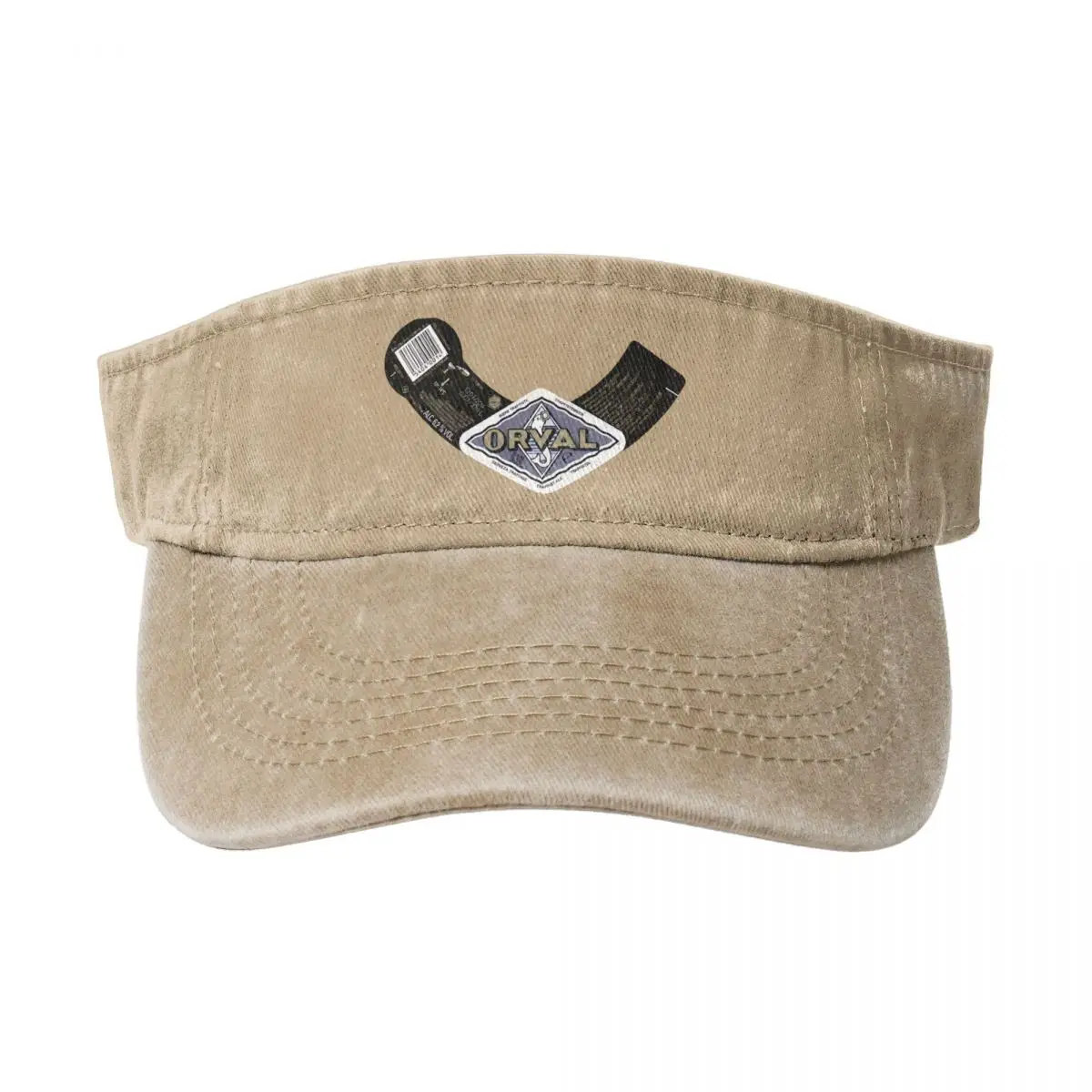 

Orval Belgium Beer Washed Denim Empty Top Hat Breathable Caps Caps For Women