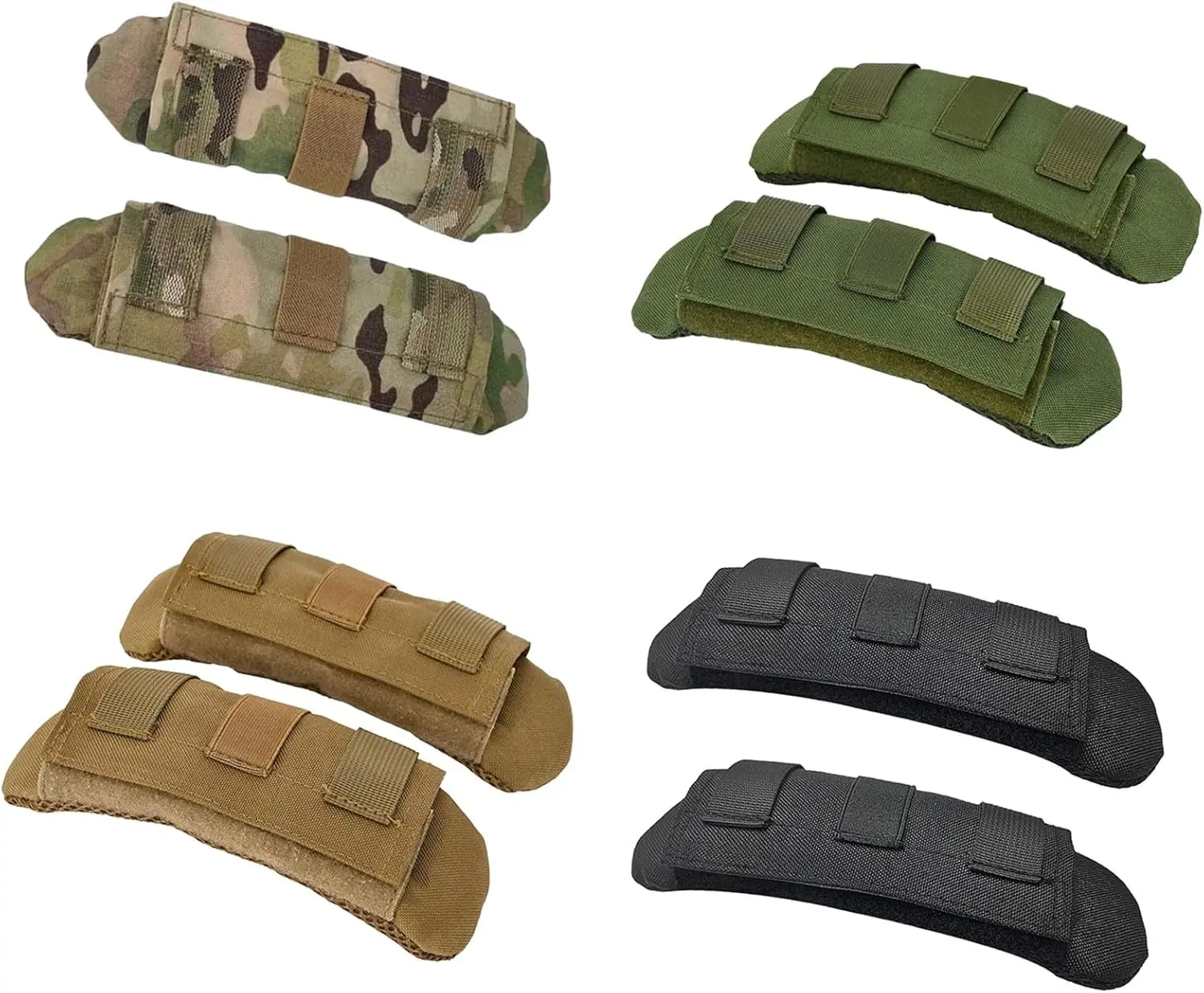 Tactical Vest Pad: Military-Green Mesh Shoulder Strap Pads for Instant Relief - Durable Load-Bearing Cushion with Superior