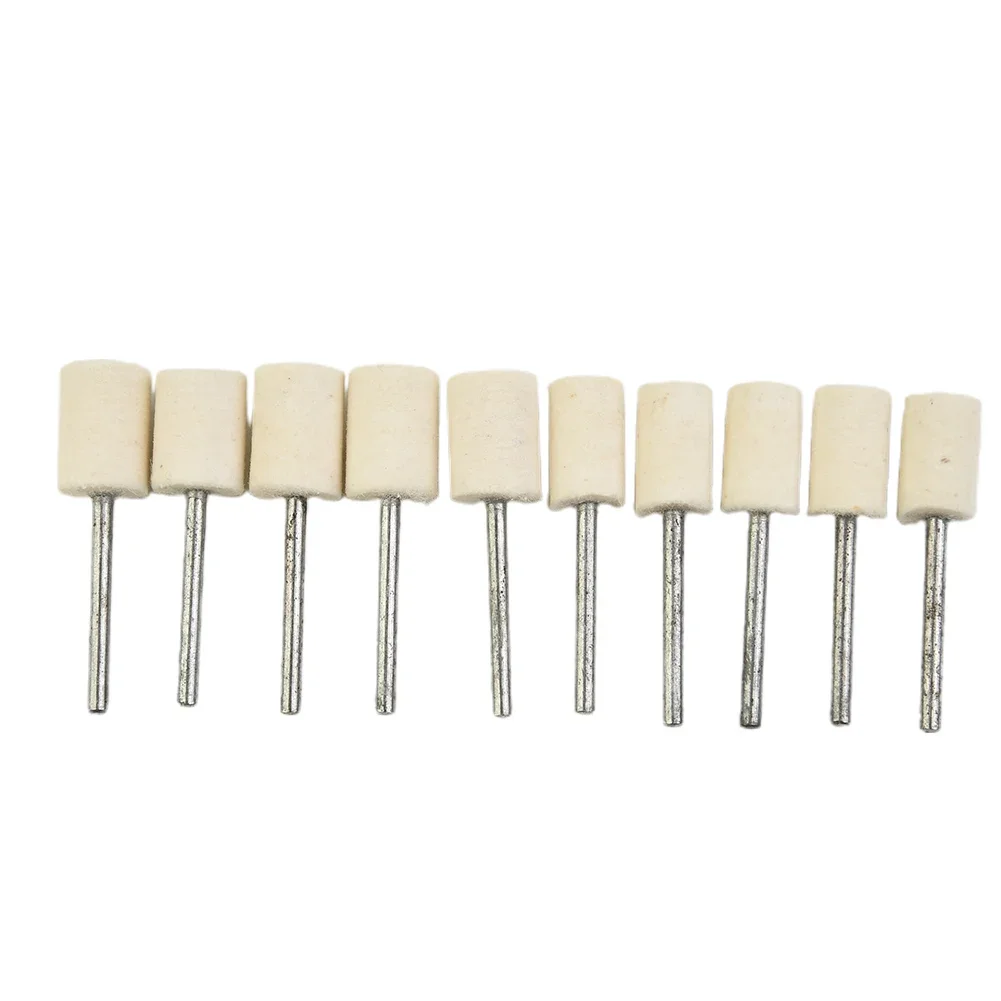 25 Pcs Felt Buffing Wheels Compatible With For Rotary Tools For Detailed Polishing On Small And Intricate Objects