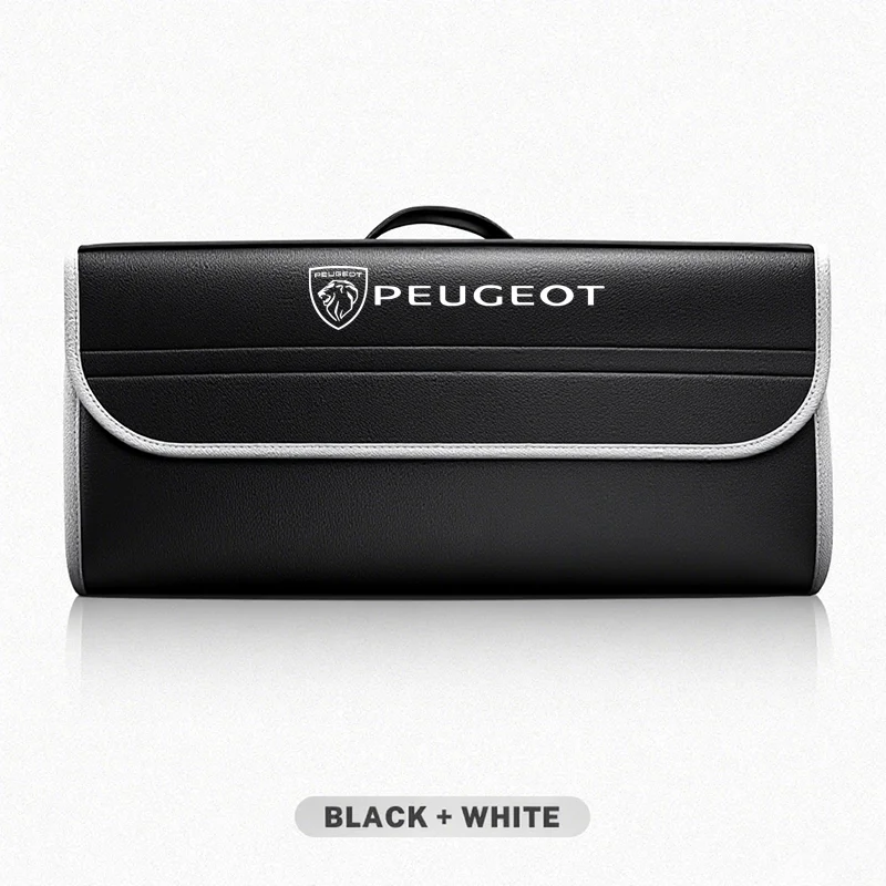 Boîte de rangement de coffre de voiture Peugeot, sac de rangement pliable de grande capacité pour Pe