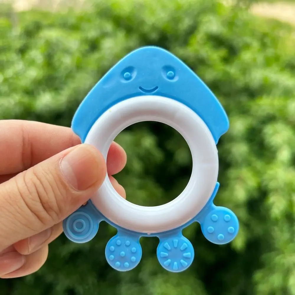 Non-Toxic Baby Rattle Chewable Stop Sucking Thumb Musical Instrument Toys Hand Grip Rod Colorful Hand Bell Toys Gift