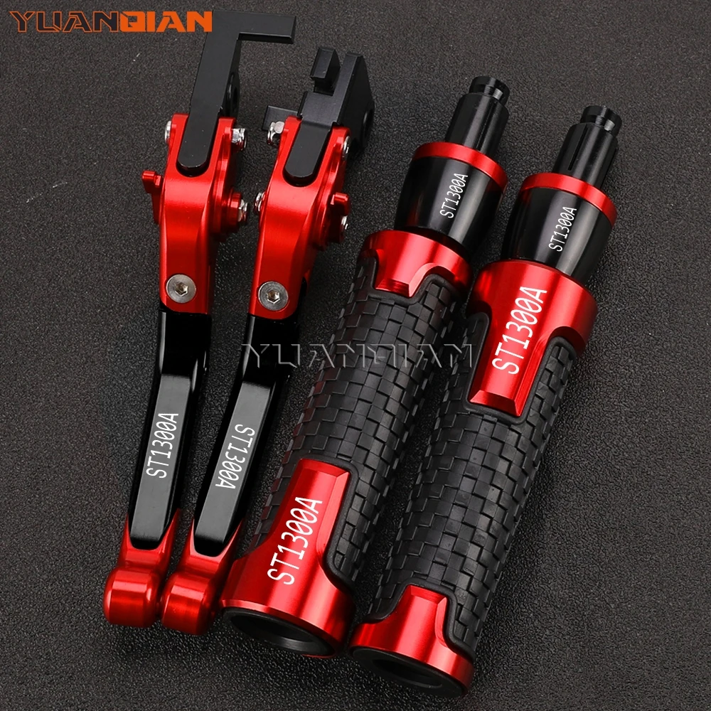 

For HONDA ST1300A ST 1300A ST1300 A 2003 2004 2005 - 2007 Motorcycle Accessories Brake Clutch Levers Handle Handlebar Grip Ends