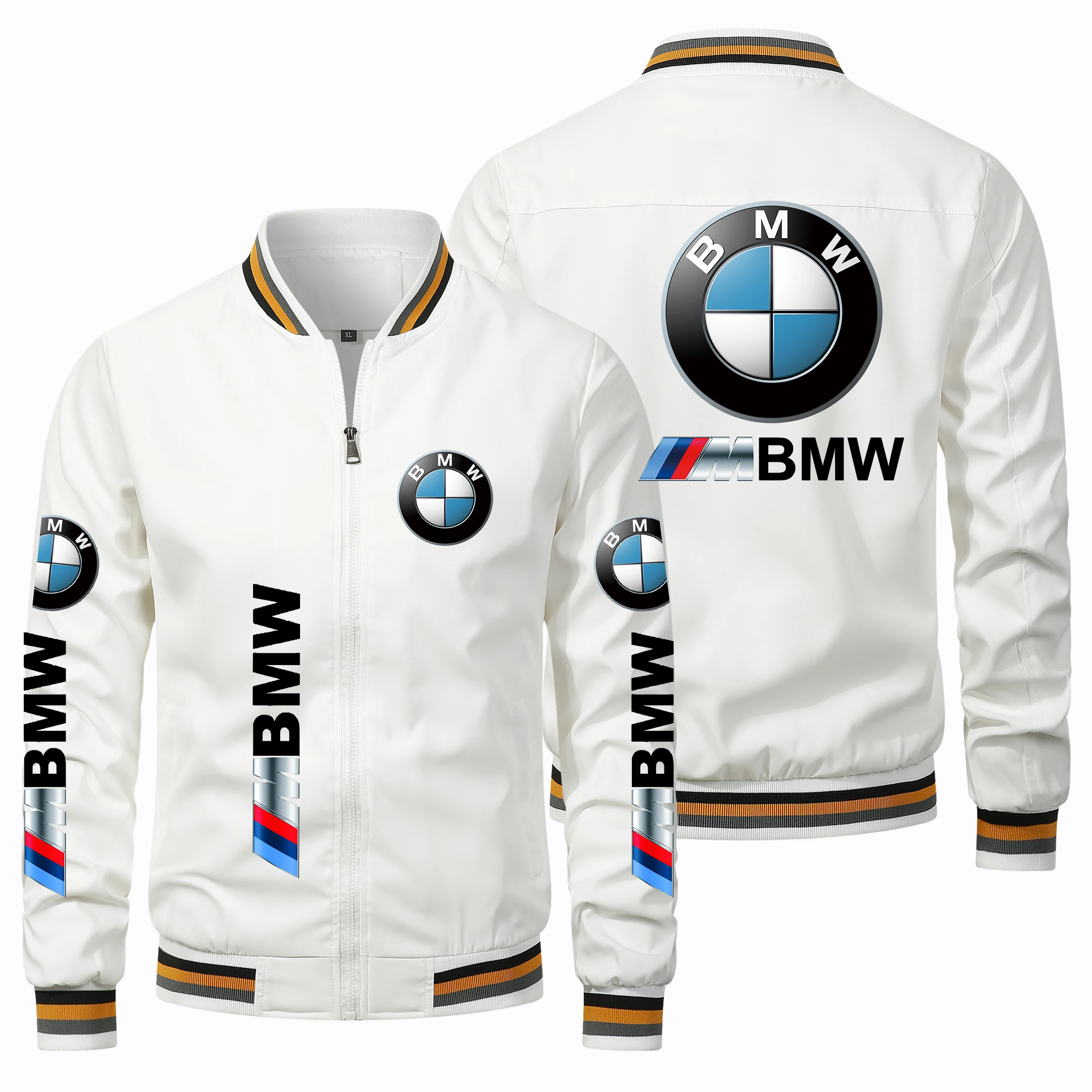 Chaqueta de motociclista BMW para hombre, cortavientos informal de moda, ropa deportiva de gran tamaño, ropa de carreras personalizada, 1 pieza