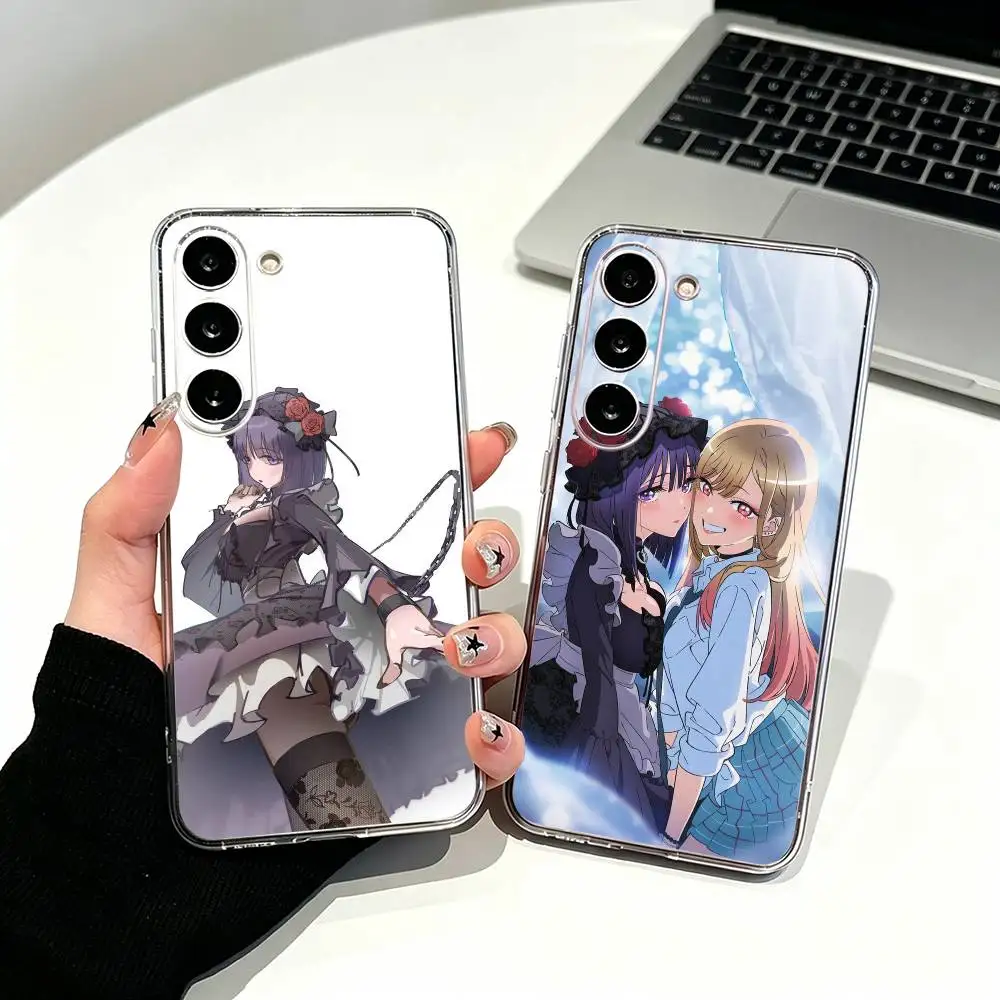 anime M-My D-Dress-Up Darling Shizuku Kuroe Clear Phone Case for Samsung Galaxy A71, A70, A40,A52, A51, A30