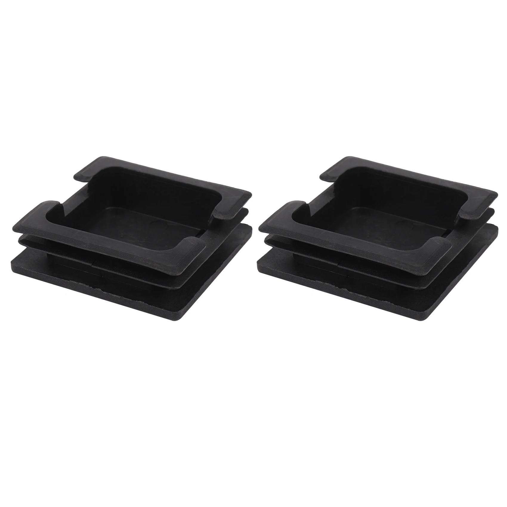 AT02-75Mm X 75Mm Plastic Square Caps Tube Pipe Inserts End Blanking 20Pcs