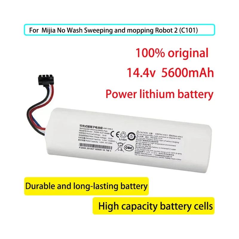 Origine Pour Aspirateur Robot Dreame, Pièce De Rechange, 14.4V, 5200-12800mAh, F9, D9, L10 Pro Plus, RLS3, RLS5, RLS5L, RLS5D