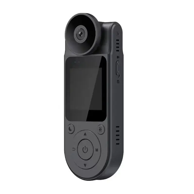 

ABSK-HD 1080P Mini Camera Bodycam 180° Adjustable Sports DV Camera Outdoor Law Enforcement Recorder Night Vision Cam